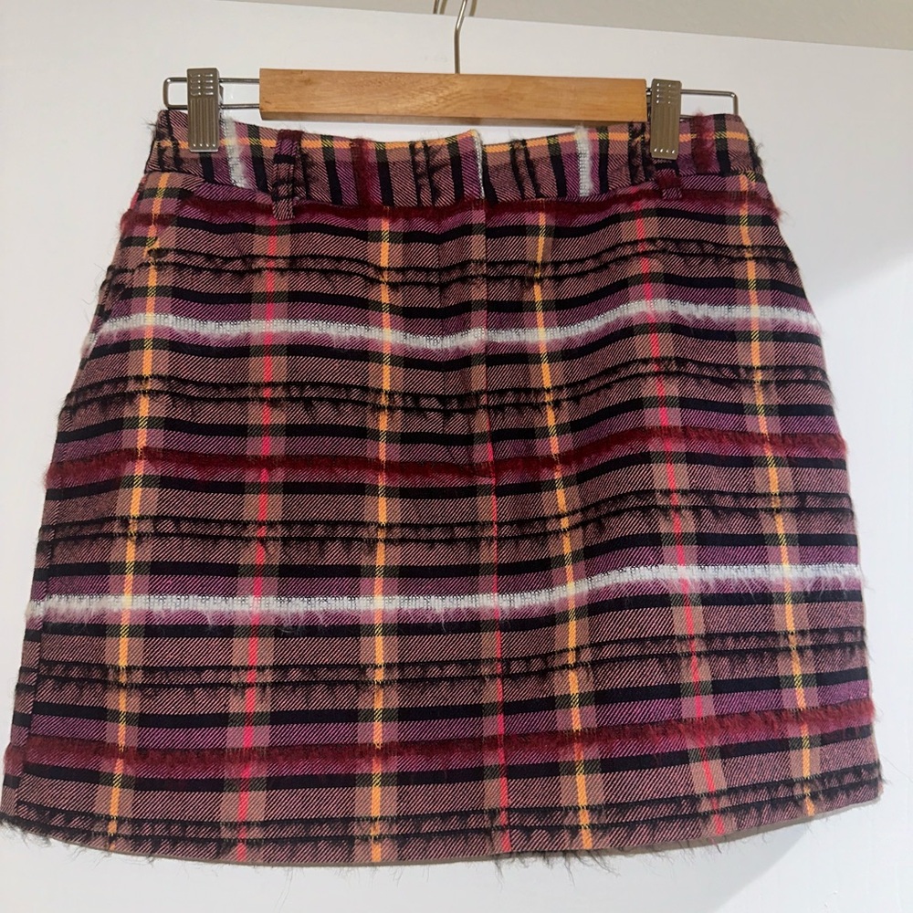 Topshop women’s striped pink skirt